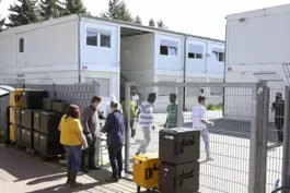 In Oggersheim steht seit 2015 bereits eine Containerunterkunft für Flüchtlinge.